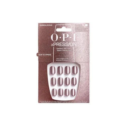 OPI Звездный False Nail Короткий Квадратный и Круглый Фиолетовый Однотонный С Сиянием 30 Шт