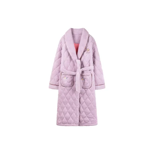 DUOQIAOMEI Домашняя одежда Пижамный халат Женские