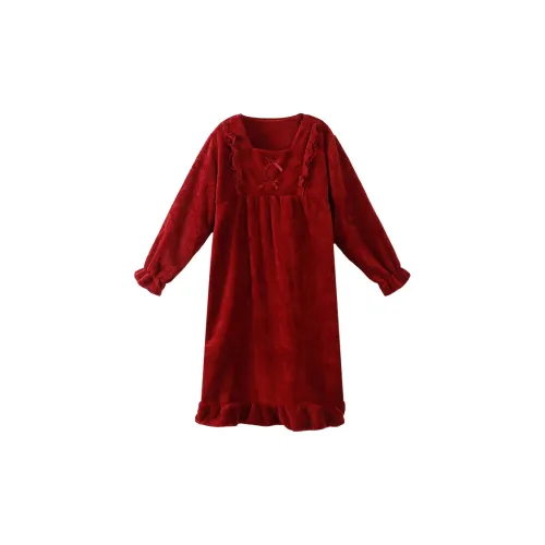 FENTENGCARE Бургунди Женские Ночные сорочки