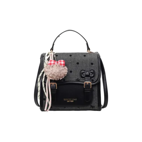 Juju Jimmy ПУ (полиуретан) Рюкзак Женские Черный Розовый