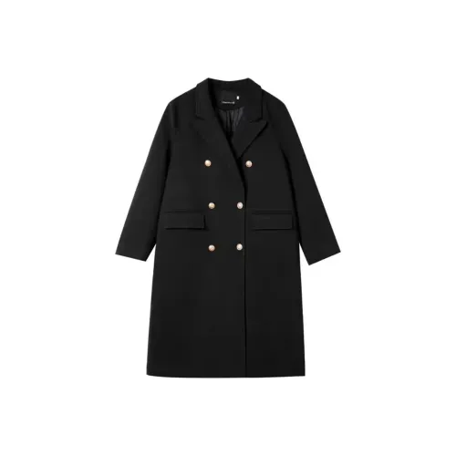 ONENINE34PM Черная подкладка Wa Утолщенная версия Женское пальто