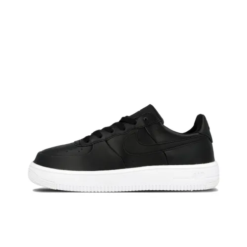 Nike Air Force 1 Slip Resistant Shock Absorbers Низкие Скейтбординг Кроссовки Унисекс Черные