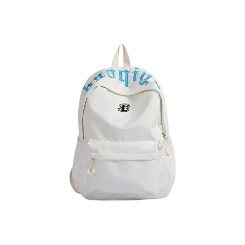 BEN SHERMAN Nylon Backpack Standard Unisex White Black Blue Yellow BEN SHERMAN Нейлоновый рюкзак стандартный унисекс белый черный синий желтый