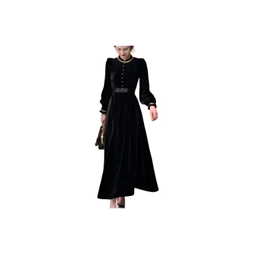 KYKW Длинное платье с длинными рукавами женское