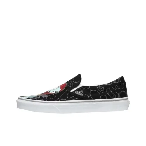 VANS Slip On Классический Амортизация Износостойкие Низкие Кроссовки для Скейтбординга Унисекс Черные