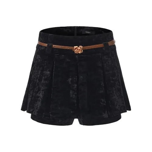 GIMING Черные Женские Повседневные Шорты