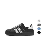 Звездный Черный (В комплекте с Трехцветными Шнурками)