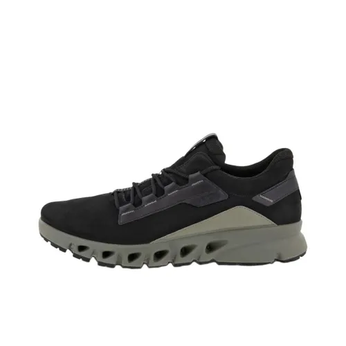 Ecco MULTI Vent Водонепроницаемый и Дышащий Устойчивый к Износу Низкий Топ Повседневная Обувь Мужская Черная