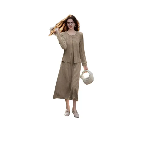 TENNE GIRL Длинное платье с длинными рукавами женское