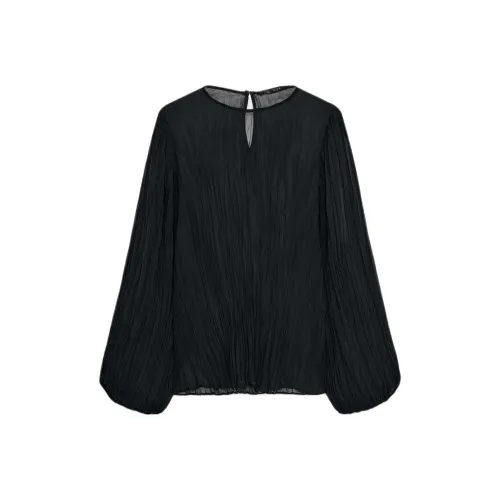 ZARA ZW Series Черные Женские Рубашки