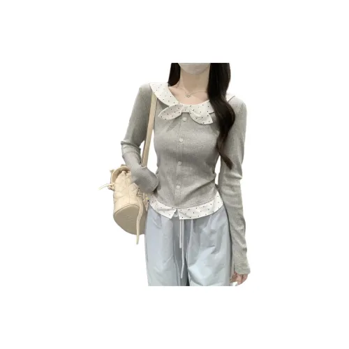 TELENT Серый Унисекс Майки под одежду