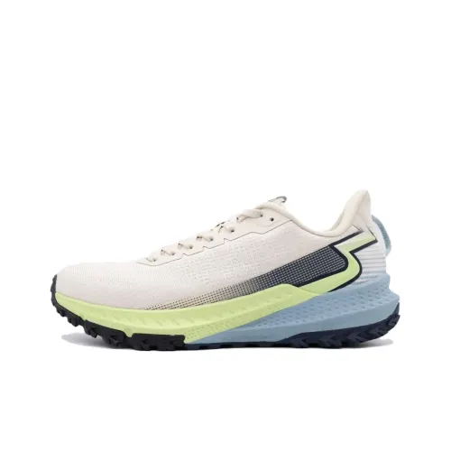 361° Magic Carpet Шокабсорберы Противоскользящие Устойчивые к истиранию Низкий Топ Городской Коммутирование Беговые кроссовки Мужские Бежево-синие