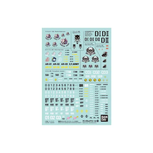 Bandai Gundam Вода Стикер №136 Мерч по IP