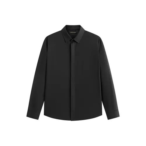 PEACEBIRD MEN Черный 1 Унисекс Рубашки