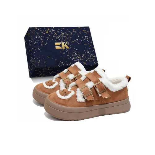 Boldi Kuki Термическая Амортизация Увеличение Высоты Устойчивость к Износу Низкий Топ Утепленная Обувь Женская