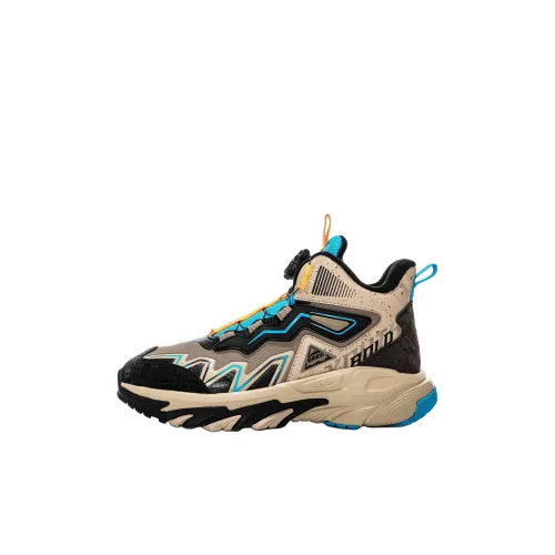 ERKE KIDS Высокие баскетбольные кроссовки цвет коричневый детские