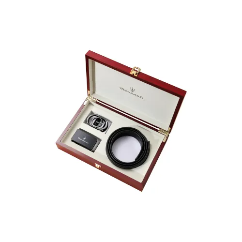 Maserati Ремешок из коровьей кожи мужской металлический 3,5 см