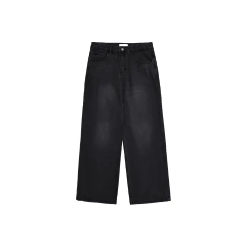 Profound Выстиранный Черный Мужские Джинсы