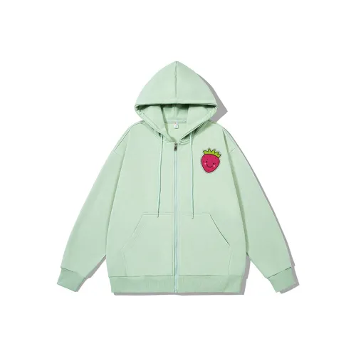 GDRG Светло-зеленый унисекс свитшоты