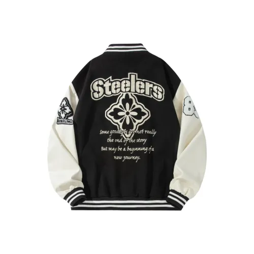 Kawasaki Черная вышивка Утепленный Унисекс Пуховики