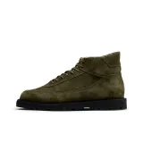 Тёмно-зелёный коровья замша