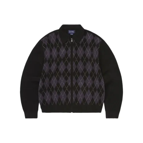 Thisisneverthat Fw25 Argyle Zip KNIT Кардиган Трикотаж Унисекс