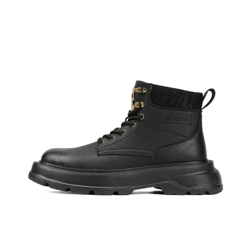 JHCZC Колено Высокая Мартин Ботинок Мужской