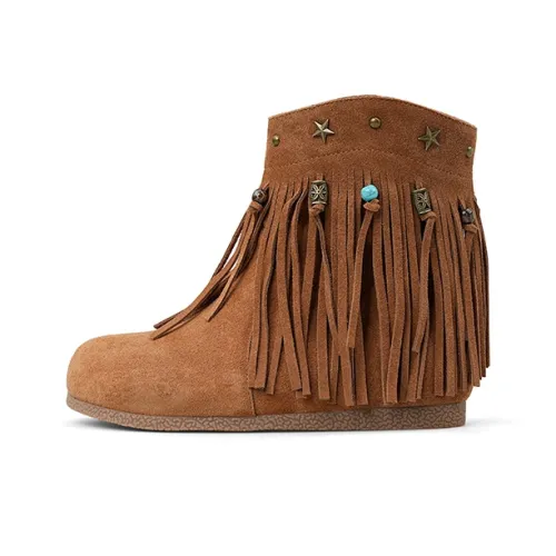 safiya Ботильоны 29 из оленьей кожи верблюжий цвет женские