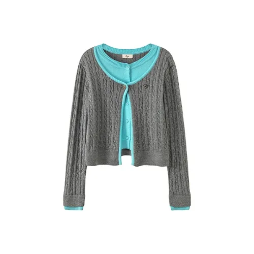 CHUU Темный Фотиния Серый Женский Трикотаж