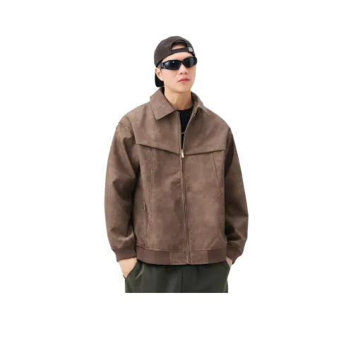 MR.MUDI Унисекс Кожаные куртки