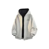 Утолщенный с флисовой подкладкой, светло-серый