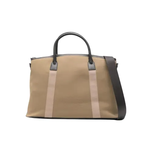 Paul Smith Хлопок Телячья Кожа Тоут Сумка Сумка для покупок Сумка через плечо Сумка среднего размера Мужская Бежевая