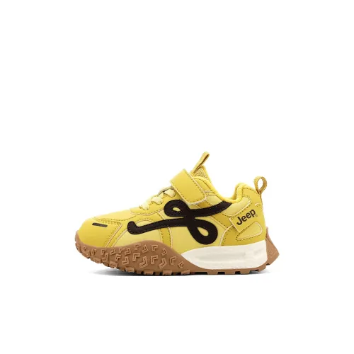 Jeep Амортизация Износостойкие Низкие Кроссовки для Бега Лимонные Детские