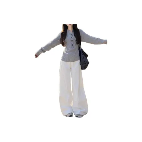 MENING Белый Женские Джинсы