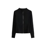 Черный с длинными рукавами