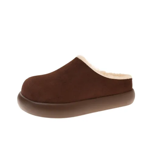 Rutai Резиновая подошва противоскользящие пушистые тапочки для женщин