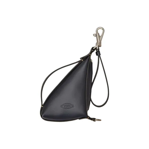 TOD'S Телячья кожа Монета Кошелек Женские Синий