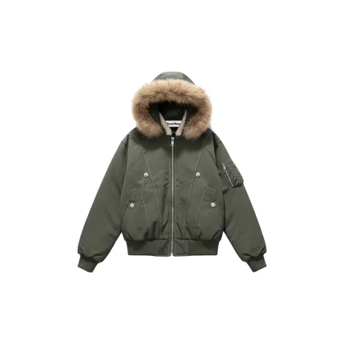 AFGGD Зеленый Женский Пуховик