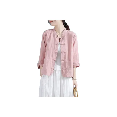 ZIMO Cotton Linen Blend Shirt Women's