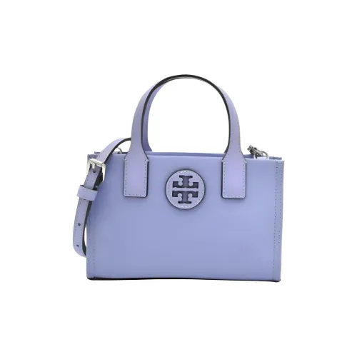 TORY BURCH Ella Satin Nylon Tote Bag Shoulder Bag Crossbody Bag Mini Unisex Purple TORY BURCH Ella Сатин Нейлон Сумка-тоут Сумка через плечо Сумка на плечо Мини Унисекс Фиолетовый