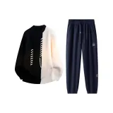 Набор (Черный топ + Синий низ)