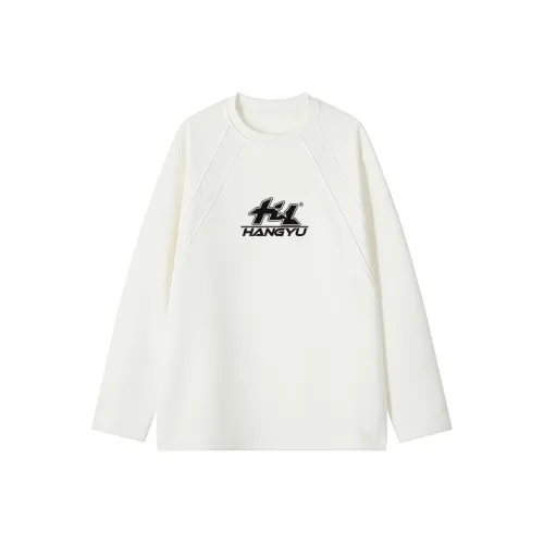 HANGYU Длинный рукав Т-рубашка Унисекс