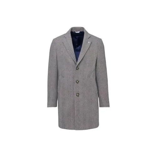 Manuel Ritz Серый Унисекс Пальто