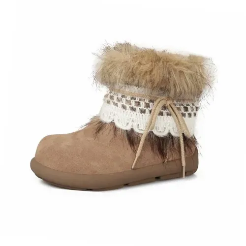 OAON Теплоизоляционное покрытие устойчивое к истиранию противоскользящее короткие сноубутсы женские