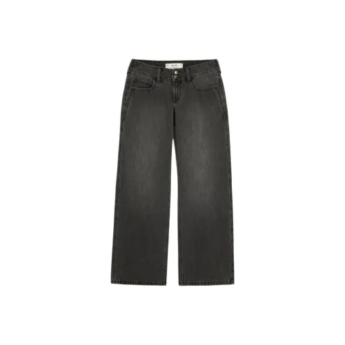 Hollister Черные Женские Джинсы