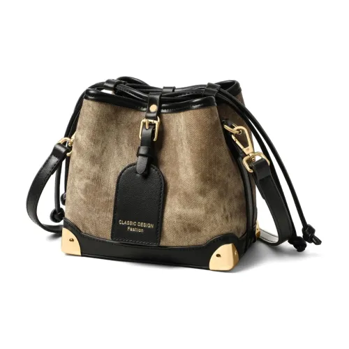 PT'SON Сумка через плечо из синтетической кожи стандартная женская черная