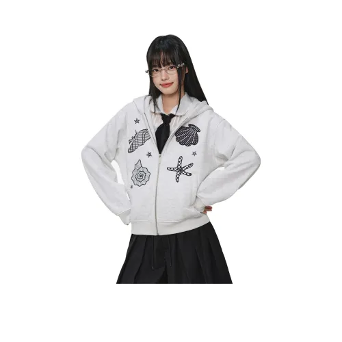 404MOB GANG Белый Фотиния Серый Женский Свитшот