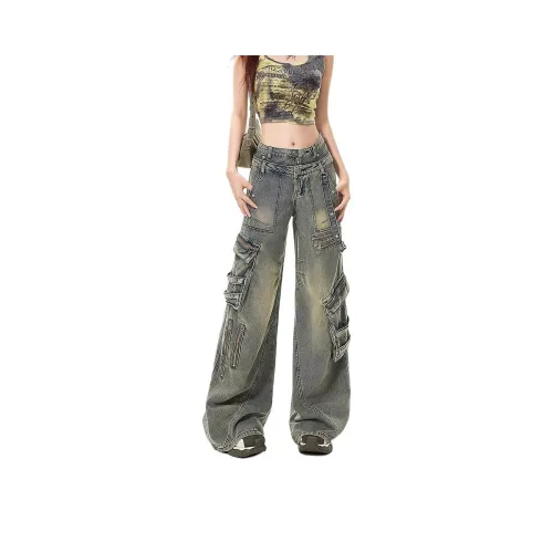 CASTLE WOODS Blue Women's Jeans CASTLE WOODS Синий Женские Джинсы