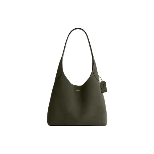 COACH Brooklyn GRAIN LEATHER Сумка через плечо Средняя Женская Оливковая