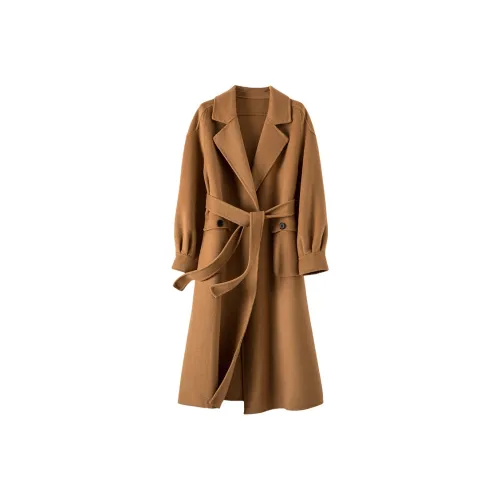 Late White Верблюжий цвет Женское пальто